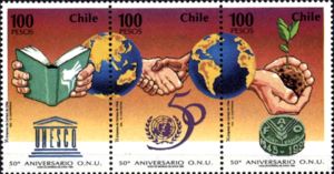 50th Anniversary of United Nations, UNESCO and FAO